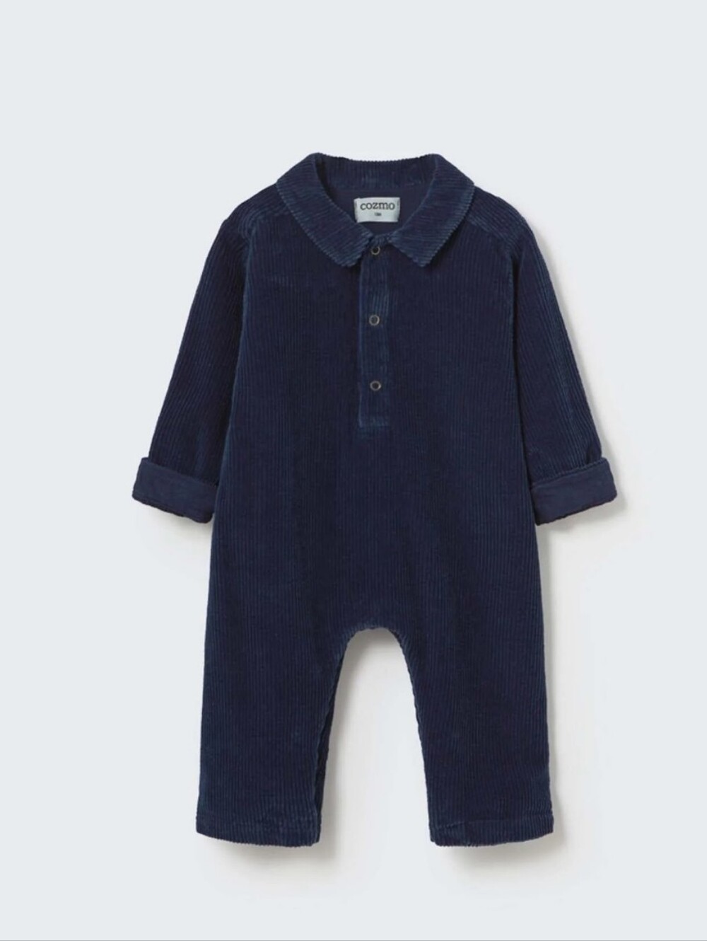 Cozmo Trento denim corduroy baby jumpsuit Size 12M